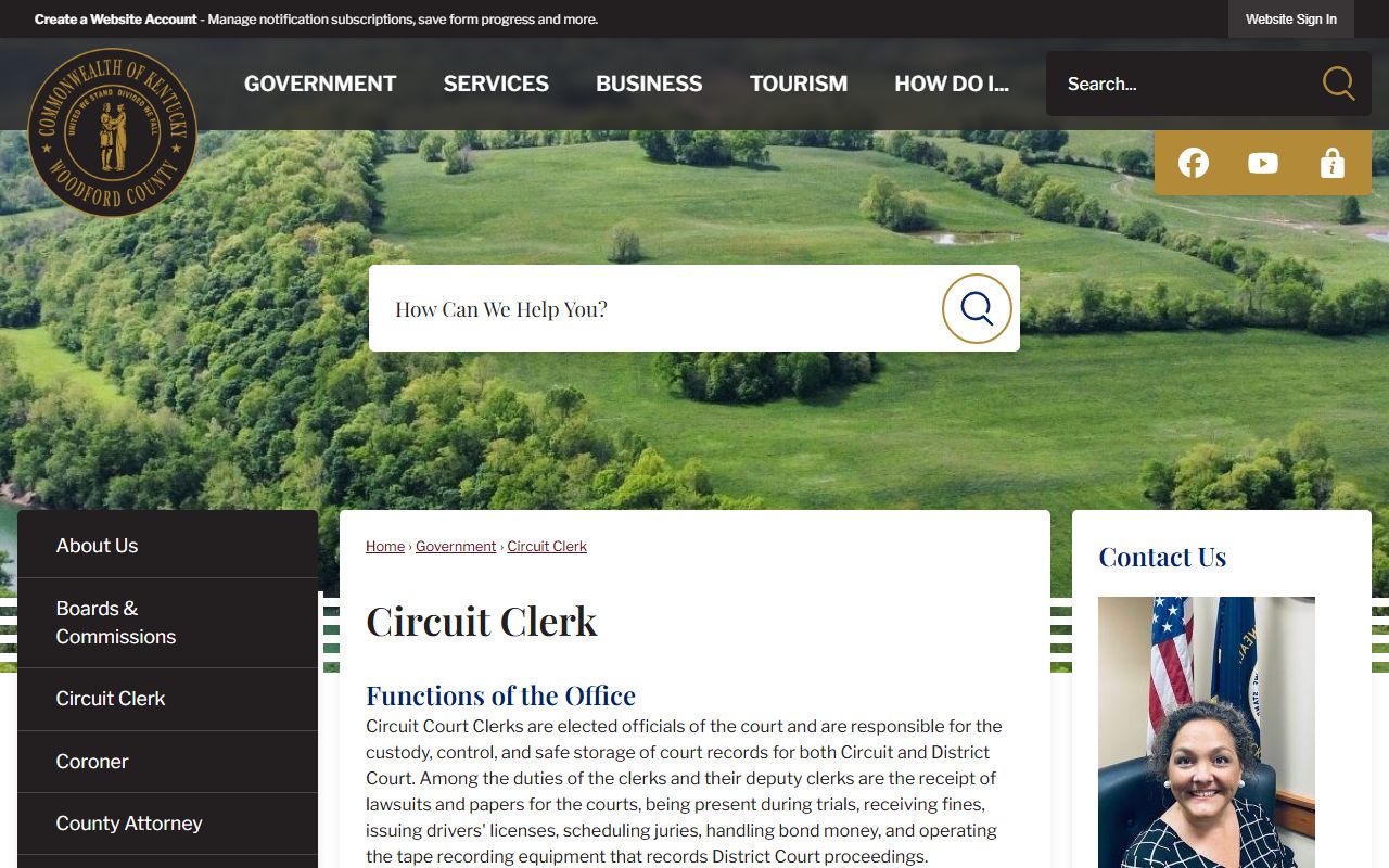 Woodford County Circuit Clerk court records after jail arrest